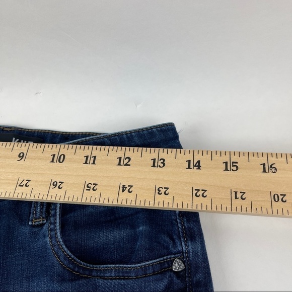 Kut From The Kloth Jeans Womens 2 Blue Denim Rough Hem - Picture 6 of 9
